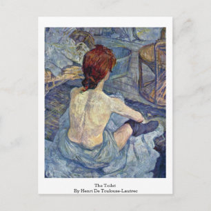 Toilet, av Henri De Toulouse-Lautrec Vykort