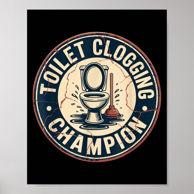 Toilet Clogging Chamon  Poster (Framsidan)