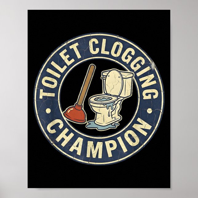 Toilet Clogging Chamon  Poster (Framsidan)