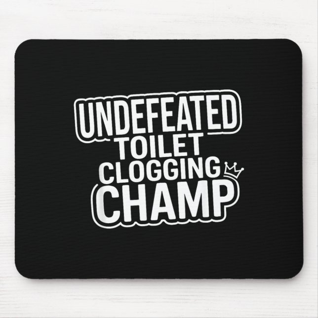 Toilet Clogging Champion Undefeated Musmatta (Framsidan)