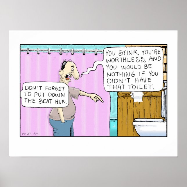 Toilet humor poster (Framsidan)