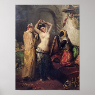 Toilet i Seraglio Poster