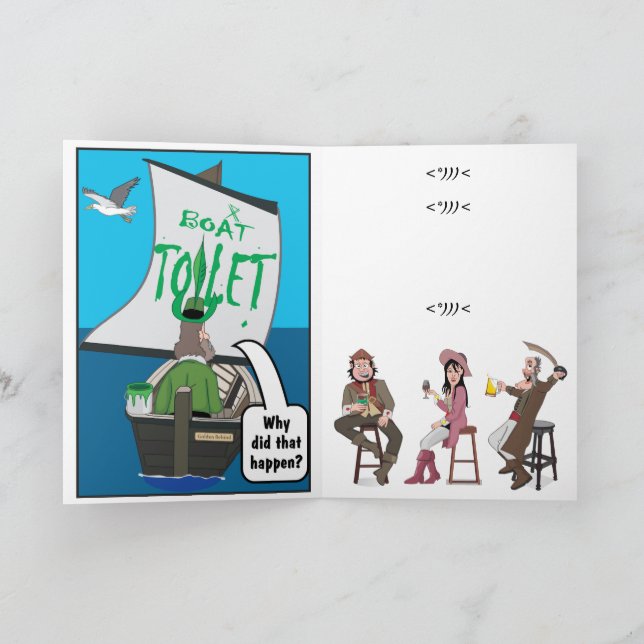 TOILET JOKE. KORT (Inuti)