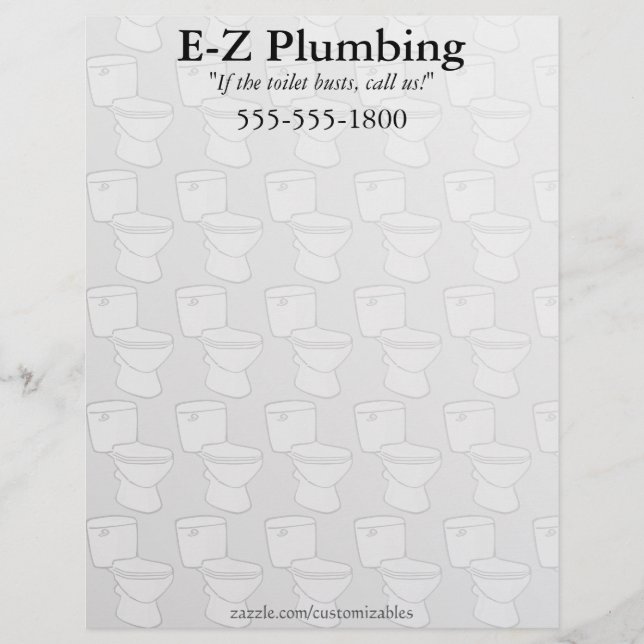 Toilet Letterhead (Framsida)
