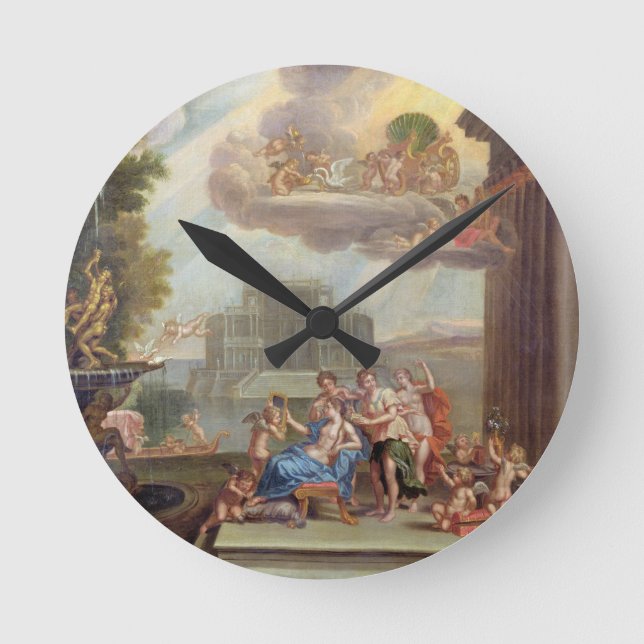 Toilet of Venus, 1700-talet Rund Klocka (Framsida)