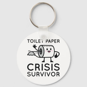 Toilet Papper Crisis Survivor Nyckelring