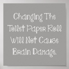 Toilet Papper Roll Poster