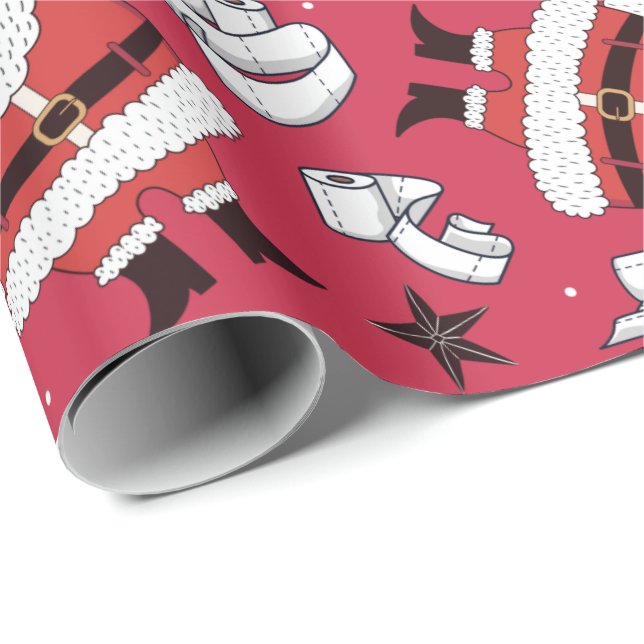 Toilet Papprare tomten Presentpapper (Rullad Hörn)