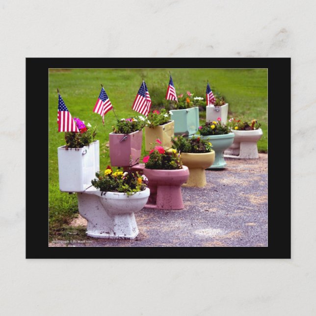 Toilet Planters Vykort (Framsida)
