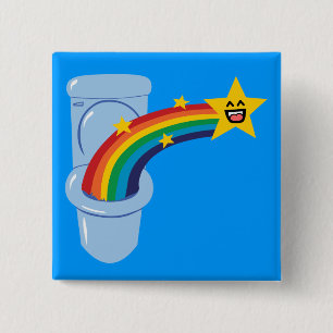 Toilet Rainbow Knapp