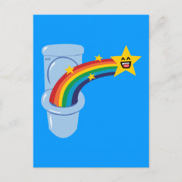 Toilet Rainbow Vykort