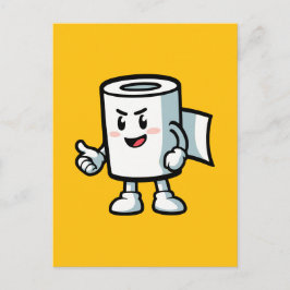 Toilet Roll Vykort