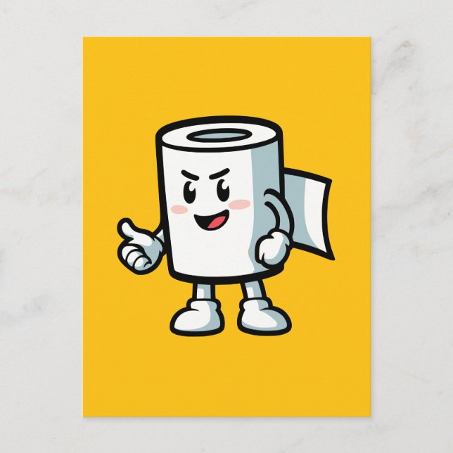 Toilet Roll Vykort (Framsida)