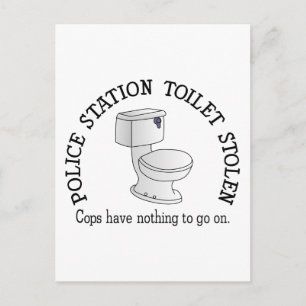 Toilet Stolen Vykort