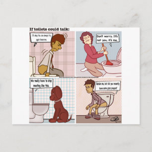 Toilet Talk Vykort