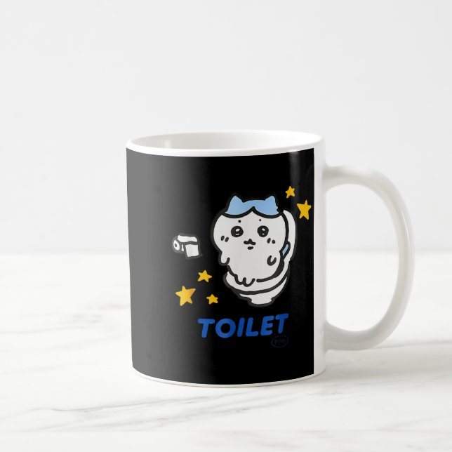 Toilet Time Chikawa Meme Funny Tee  Kaffemugg (Höger)