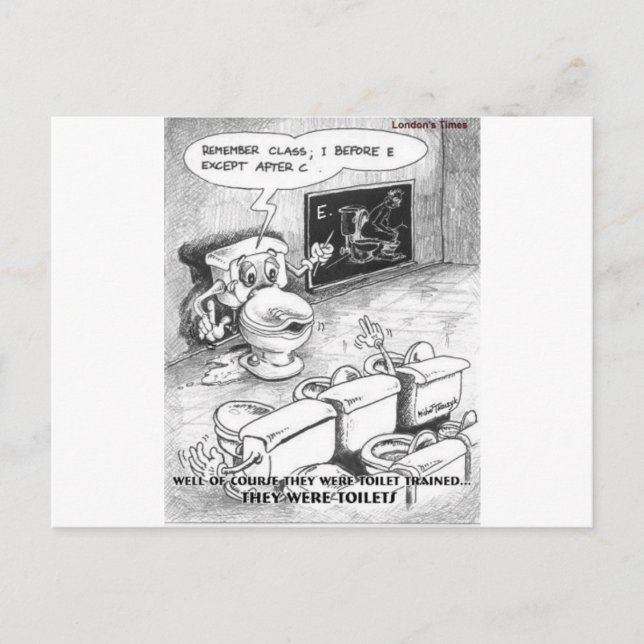 Toilet Training Funny Gifts & Collectibles Vykort (Framsida)