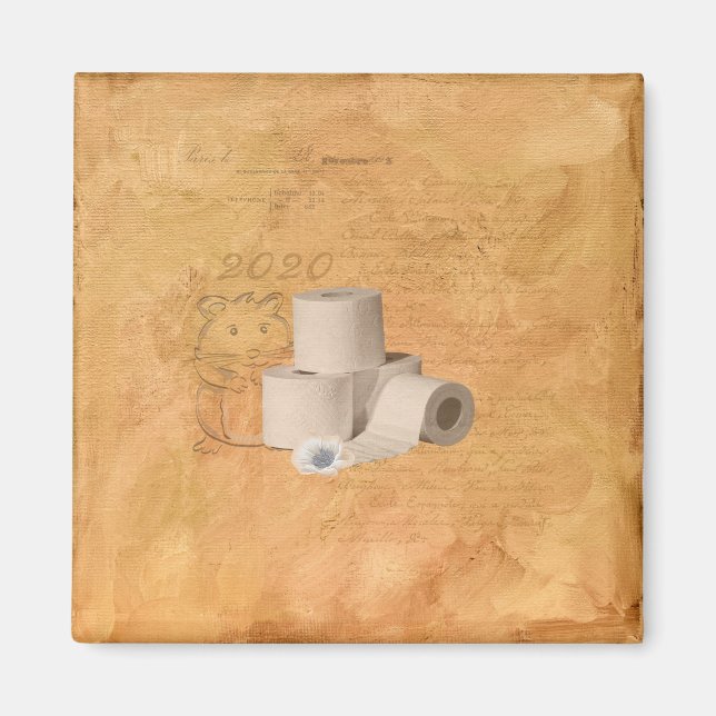 Toiletpaper Hoarder Magnet (Framsidan)