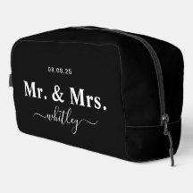 Toiletry Bag for Couple (Black)