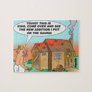 Toivo och Eino Yooper tecknadpussel Pussel