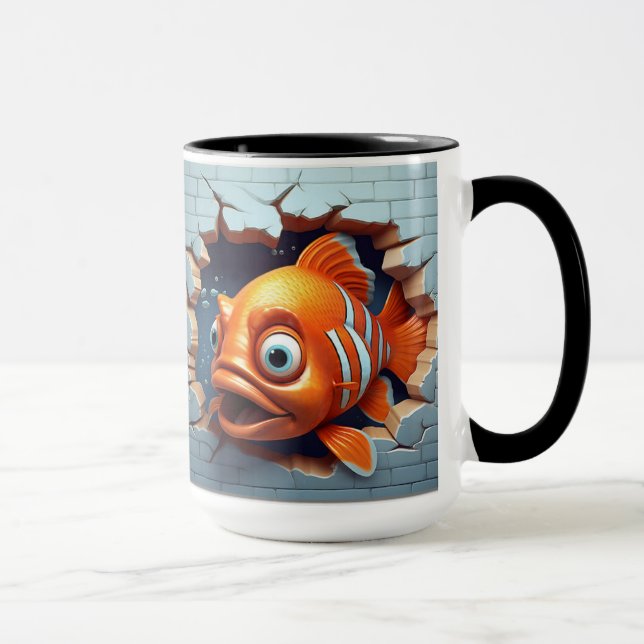 Töjd fisk mugg (Höger)
