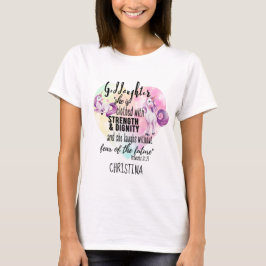 Töjd styrka Tonåring GODDAUGHTER-citat T T Shirt