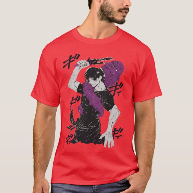 toji animeoji fushiguro funny t shirt (Framsida)
