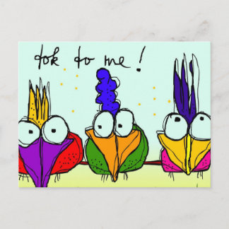 "tok to me!" vykort