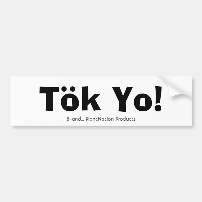 Tok Yo! Bildekal (Framsidan)