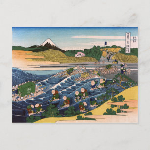 Tokaido Kanaya No Fuji, Katsushika Hokusai Vykort