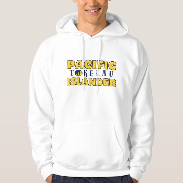 Tokelau Fafaofo Flagga Pacific Islander Polynesia Hoodie (Framsida)