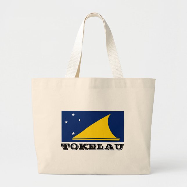 Tokelau Flagga Jumbo Tygkasse (Framsidan)