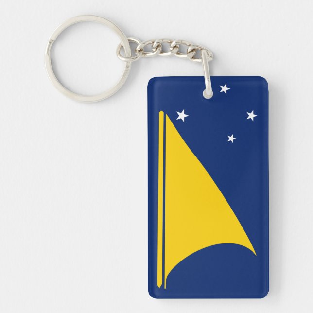 Tokelau Flagga Keychain (Framsidan)