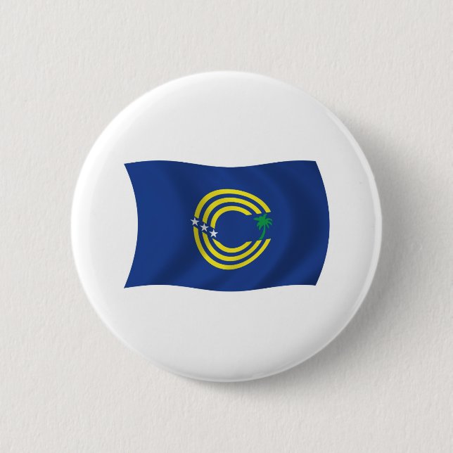 Tokelau Flagga Knapp (Framsida)