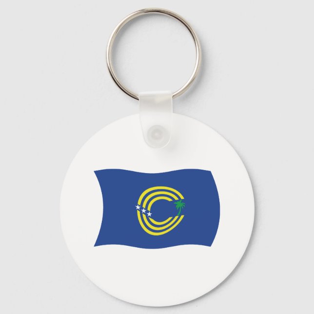 Tokelau Flagga Nyckelring (Framsida)