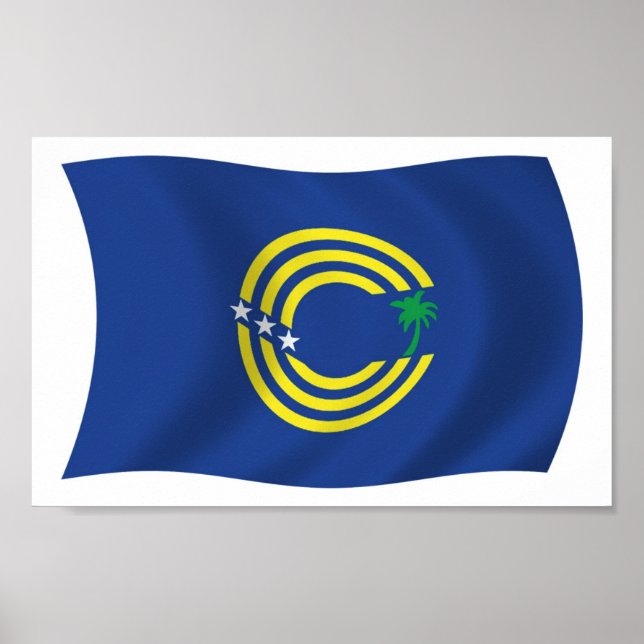 Tokelau-Flagga Poster utskrift (Framsidan)
