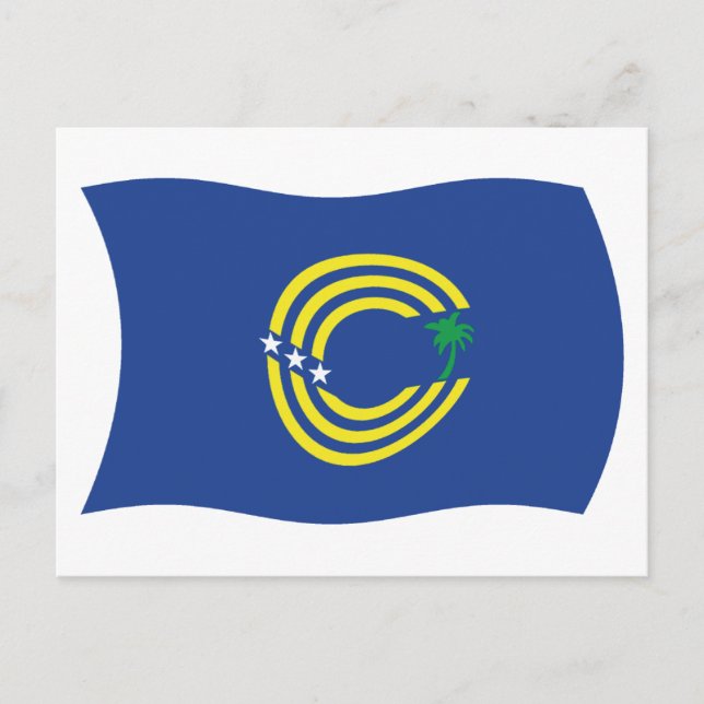 Tokelau Flagga Postkort Vykort (Framsida)