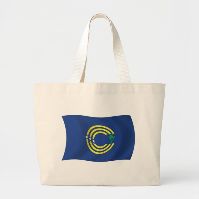 Tokelau Flagga Shoppingbag Jumbo Tygkasse (Framsidan)