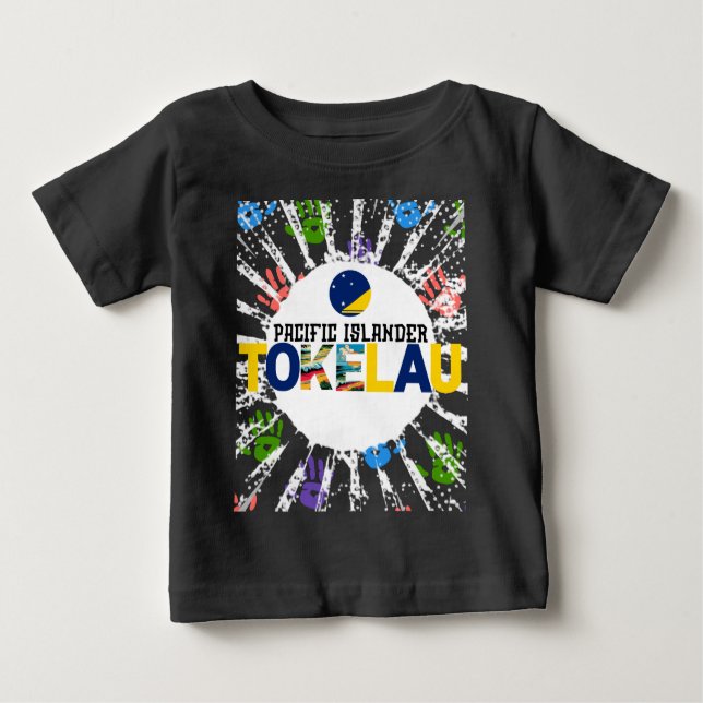Tokelau Kids Småbarn Spädbarn Shirt T Shirt (Framsida)