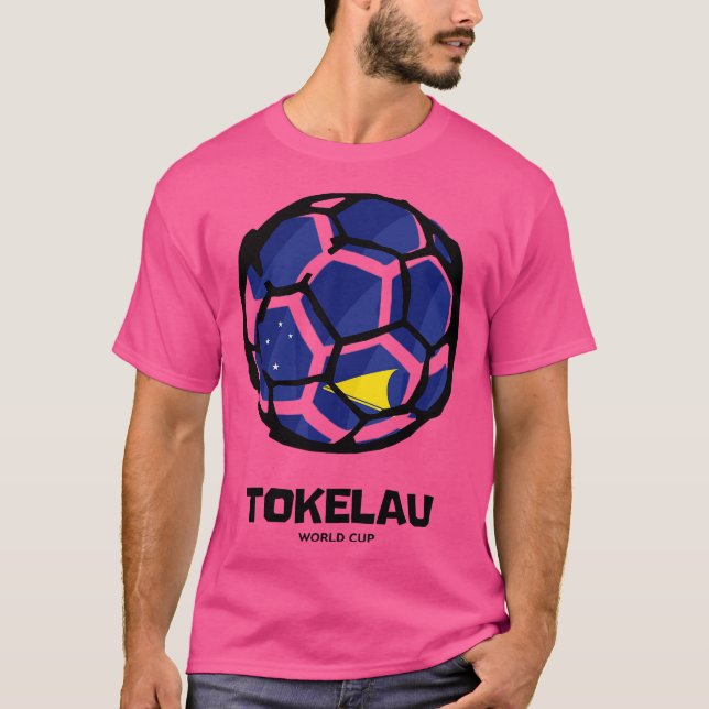 Tokelau landsflagga t shirt (Framsida)