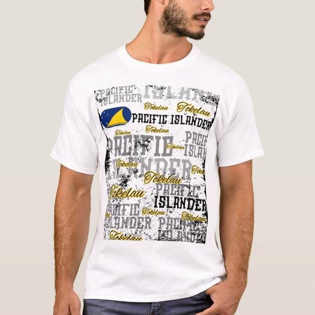 Tokelau Tokelauan Pacific Islander T Shirt (Framsida)