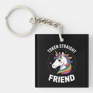 Token hetero vän enhörning gay HBTQ stolthet allie
