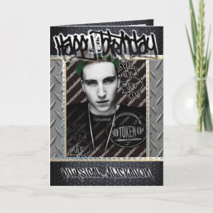 Token rapper för födelsedagskort kort