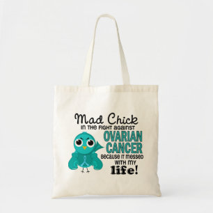 Tokig chick 2 min Ovarian cancer för liv Tygkasse