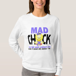 Tokig chick i den Esophageal cancern för slagsmål T-shirt