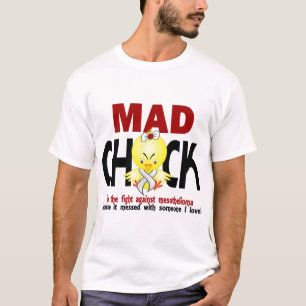 Tokig chick i slagsmålmesotheliomaen tee