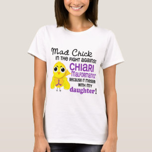 Tokig för Chiari för chick 2 dotter Malformation T-shirt