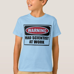 TOKIG FORSKARE för varning PÅ ARBETSbarnT-tröja T-shirt
