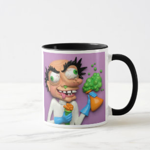 Tokig forskare mugg
