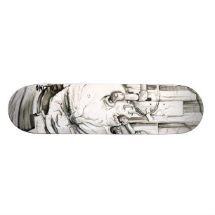 Tokig forskare skateboard bräda 21,5 cm